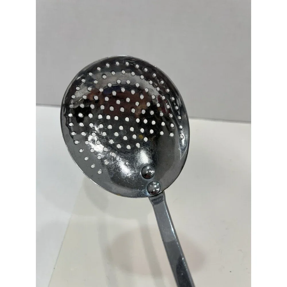 Irvin Ware Chrome USA Made Ladle Serving Spoon Utensil Hanging Handle MCM